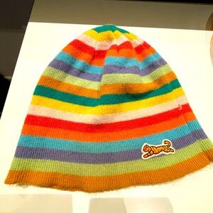 LeTigre Striped Beanie
